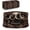 Checkered Lining-Coffee Leopard, variant on Wrongduck Travel Hair Tools Case Floral Design, Compatible with Dyson Airwrap Shark Flexstyle, Portable Organizer Bag for Curling Iron Hair Dryer Makeup Toiletry Storage