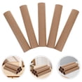 thumbnail image 1 of Raindrops 5Pcs Cylindrical Paper Tubes Kraft Paper Cylinder Box Portable Poster Container Tubes for Shipping and DIY, 1 of 8