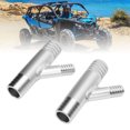 thumbnail image 1 of Heater Hose Repair Kit Y Connector, Cab Heater Y Fitting Aluminum 1 Inch To 5/8in Anti Aging with Hose Clamp for UTV RZR SXS, 1 of 7