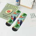 thumbnail image 7 of Fuzoiu Vegetable Print Adult Socks, Crew Moisture-wicking Socks, Unisex Cushion Crew Socks,Casual Sports Ankle Socks, 7 of 7