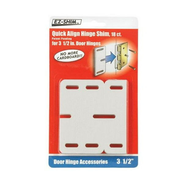 EZSHIM Door Quick align 3 12 in HINGE SHIMS