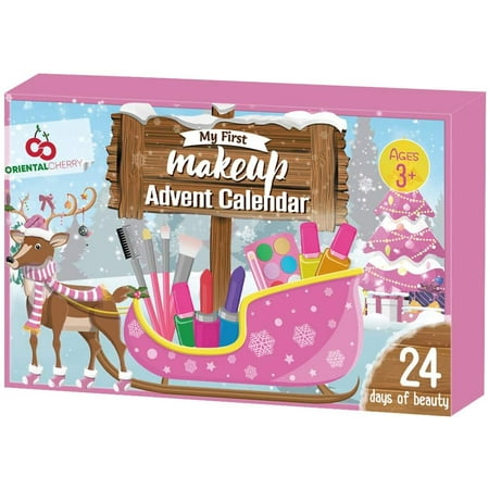 densenon Advent Calendar 2022 Real Washable Makeup Kit for Girls Kids