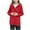 Red, variant on Taqqpue Girls Waterproof Raincoat Solid Color Lightweight Rain Jacket Trench Coat Hooded Windbreaker with Pockets for Outdoor 5-16Y