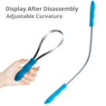 thumbnail image 6 of Pet Deshedding Loop Tool, Stainless Steel Undercoat Rake with Comfort Grip for Dogs and Cats, Removes Loose Fur, 6 of 10