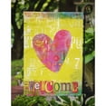 thumbnail image 3 of Carolines Treasures SB3099GF Artsy Welcome Heart Flag Garden Size  Small multicolor, 3 of 3