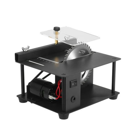 

Docooler Multi-Functional Table Saw Mini Desktop Saw Cutter Electric Cutting Machine with Grinding Wheel Adjustable-Speed 35MM Cutting Depth for Wood Acrylic Cutting