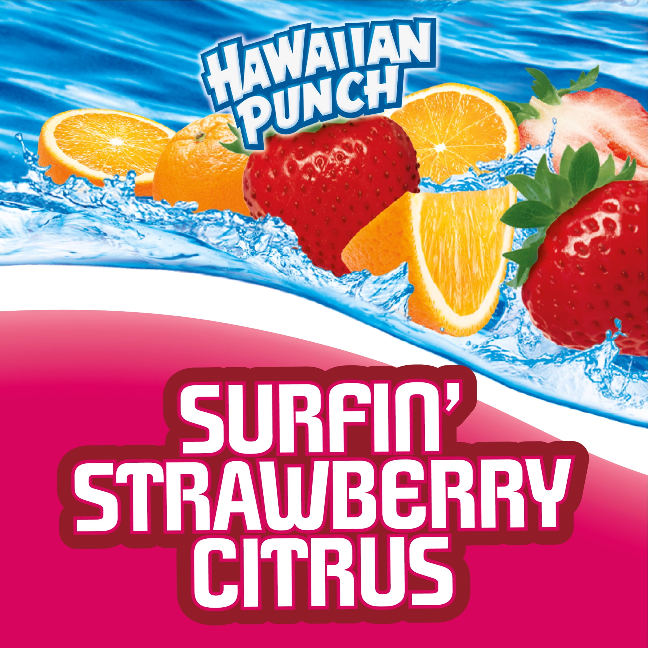 Hawaiian Punch Surfin' Strawberry Citrus Juice, 1 Gal, Bottle