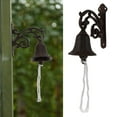thumbnail image 3 of Minkissy 1 Set Vintage Door Bell in Black with a Rustic Design for Home and Garden Decor, 3 of 8