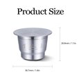 thumbnail image 2 of Cápsulas de café rellenables de acero inoxidable Filtro de taza de cápsula de café reutilizable Compatible con Nespresso U CitiZ, 2 of 6