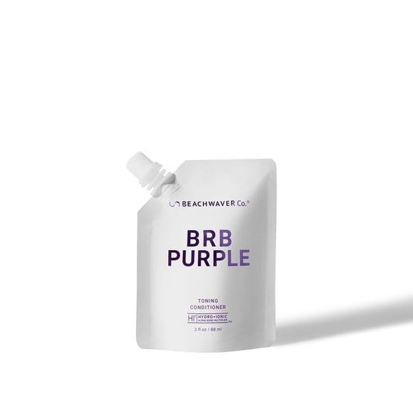 The Beachwaver Co. BRB Blonde Purple Conditioner Travel Size, 3 oz