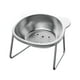 thumbnail image 1 of Comedero elevado de acero inoxidable para mascotas | Comedero elevado para perros y gatos | Comedero duradero con base antideslizante | Comedero multiusos fácil de manejar, 1 of 2