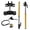 Black Clamp with Brake Caliper, variant on Motorcycle Rear Shock Absorber Suspension- Adjustable, for Pit Dirt Bike, Pocket Rocket Trail Bike, ATV, Quad, Go Kart, CRF110F TTR110 SSR CRF KX KLX EXC 110cc-250cc