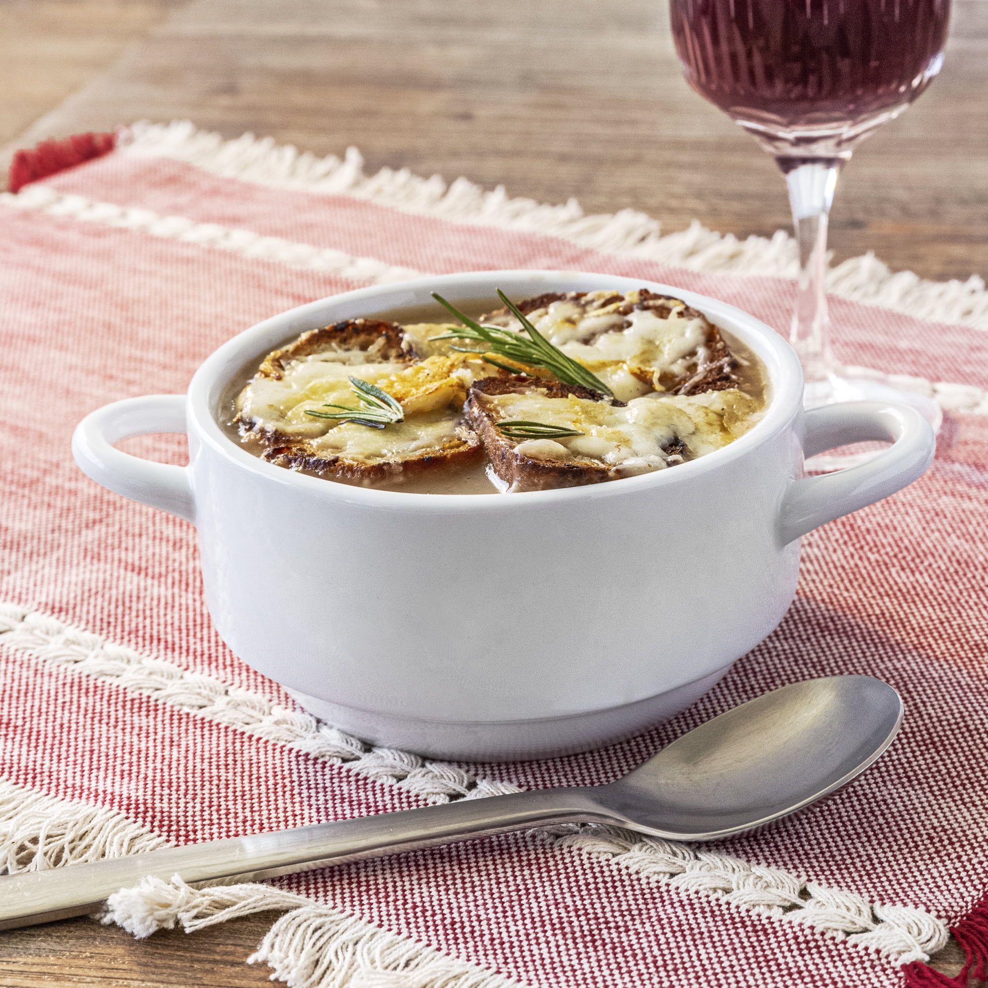 french onion soup cheese options