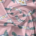 thumbnail image 7 of Ambesonne Valentine Valance & Curtain, Envelopes with Hearts Art, 55"x30", Rose Laurel Green Orange, 7 of 7
