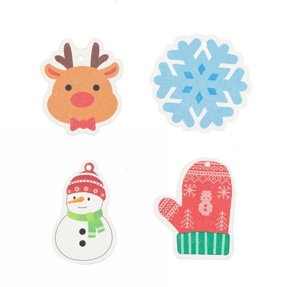 Pack Of 4 Christmas Theme Kitchen Sponges No Scratch Dish Cleaning Essential Double Sided Sponges For Kitchen