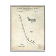 thumbnail image 3 of Stupell Industries Vintage Hockey Stick Sports Diagram Patent Blueprint Framed Wall Art, 24 x 30, Design by Karl Hronek, 3 of 5