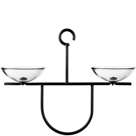 Mosaic Birds Side by Side Poppy Feeder  M432-200-00  Clear  1 Piece