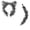 Wolf-2Pcs, variant on Animal Wolf Costume Accessory Set,Cute Animal Werewolf Ears Tail and Gloves Cosplay Costume,Halloween Big Bad Wolf Outfit