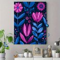 thumbnail image 4 of Floral Bloom Canvas Wall Art, Modern Flower Print for Living Room Bedroom Office Hallway Kitchen Dining Room Decor, 4 of 8