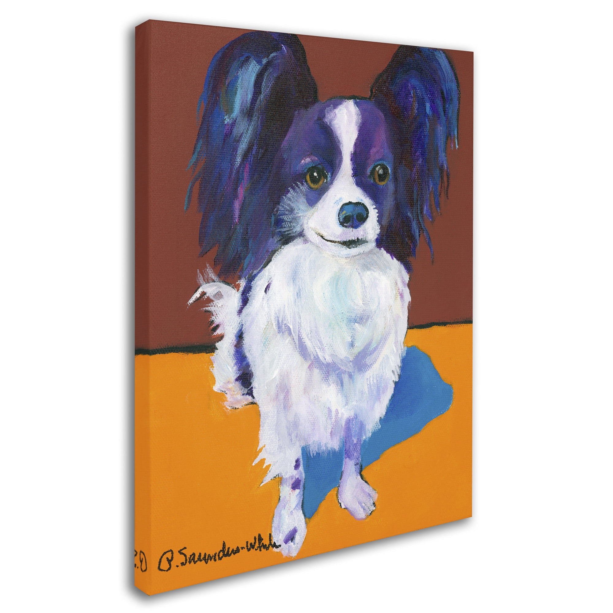 Trademark Fine Art "Nik" Canvas Art by Pat Saunders-White