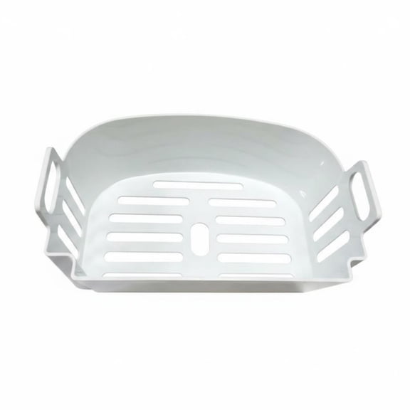 Rushawy Ice Basket Replacement Bin Container Durable Plastic Drain Design for HZB-12A Ice Maker and Kitchen Use