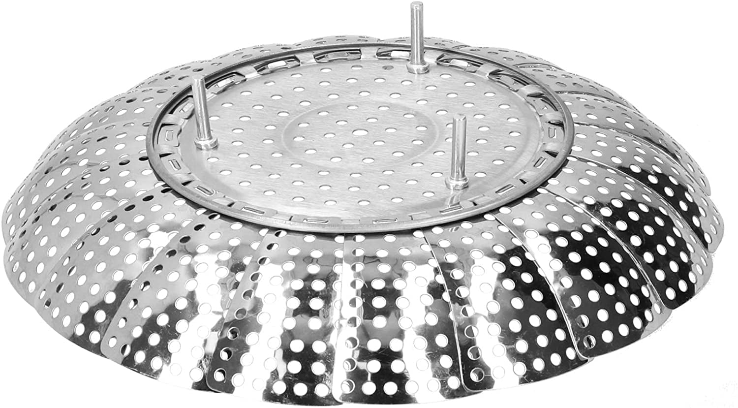 Household Food Basket Tray, Stainless Steel Vegetable Steamer Basket