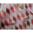 thumbnail image 4 of oneOone Silk Tabby Fabric Argyle Ikat Print Fabric BTY 42 Inch Wide, 4 of 4