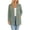 Army Green, variant on Women's Duster Cardigan Eyelet Embroidery Open Front Long Sleeve Mid Length with Pockets