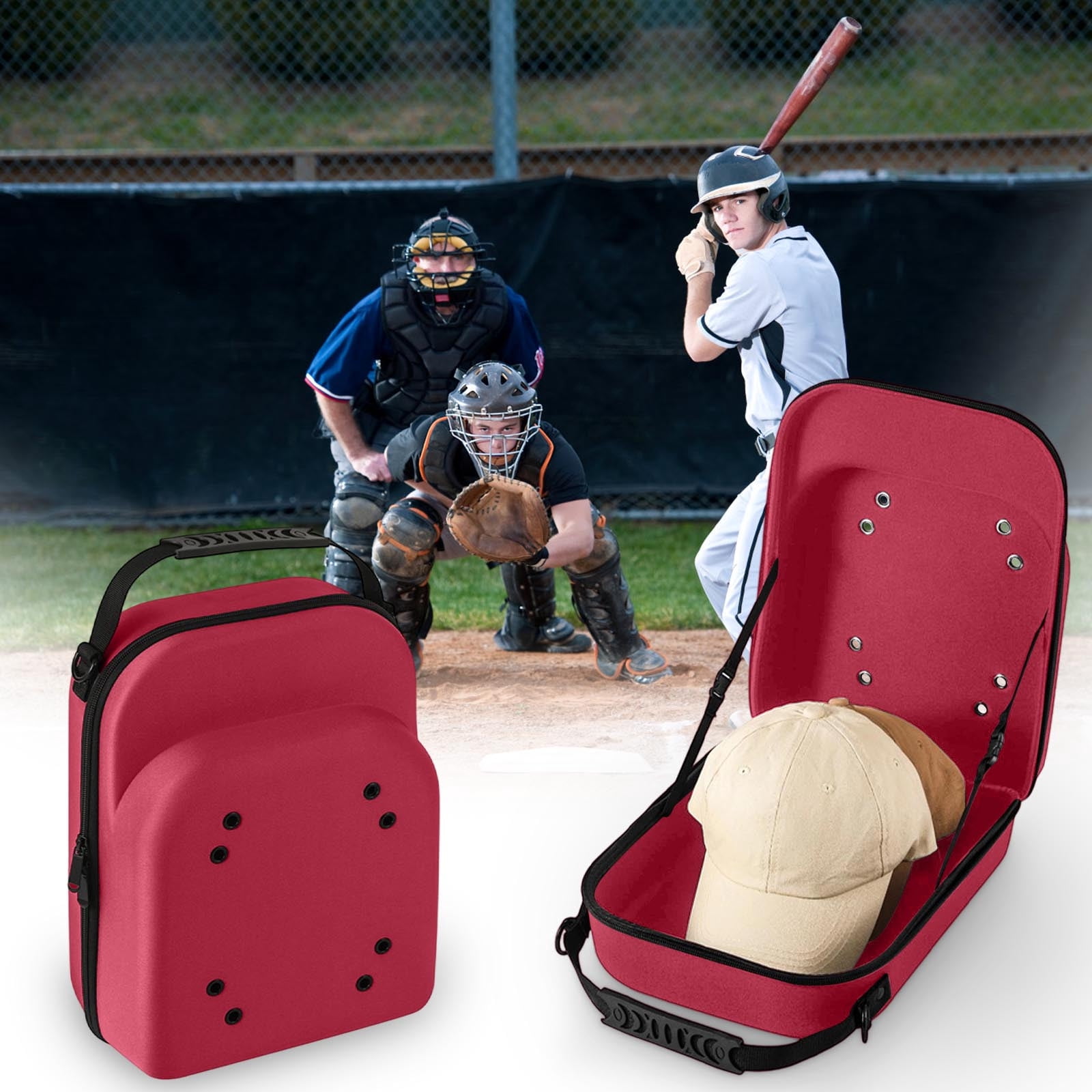 Nsxcdh up to 60% off Gifts Portable Baseball Cap Storage Bag Travel Organizer Hard Shell Pressure-Resistant Hat Case for Shape Retention and Luggage Convenience Holiday Gift Ideas & Budget Picks