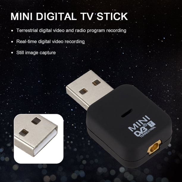 USB 2.0 Digital TV Stick PC HDTV DVB-T Antena Receptor Video Tuner Dongle