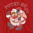 thumbnail image 2 of Mr Potato Head Ho Ho Ho Women's T Shirt, Red, Medium, 2 of 6