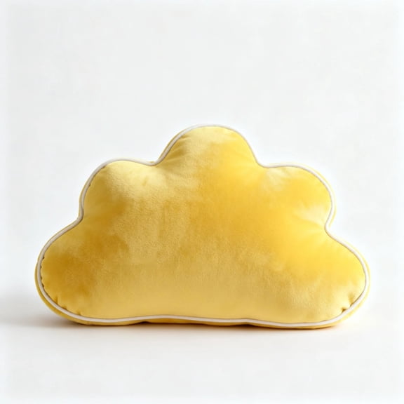 Yellow Cloud Pillow