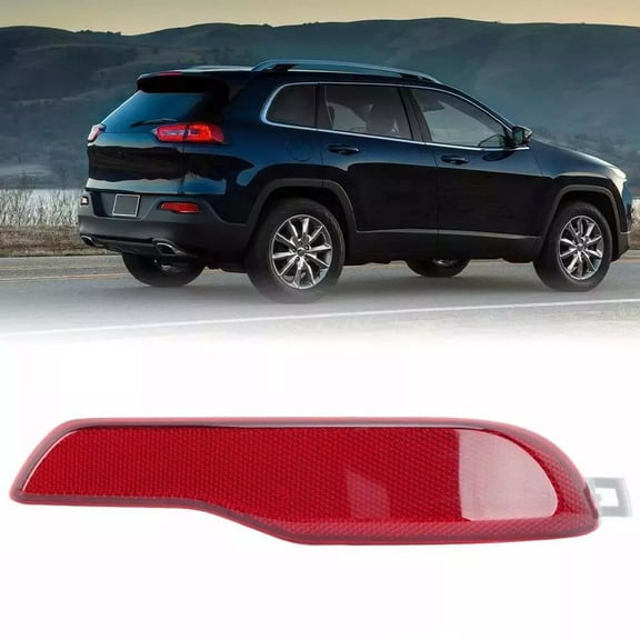 MZORANGE Right Rear Bumper Reflector Light for JEEP Cherokee 2014 2015 2016 2017 2018 Red Lens