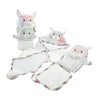 Baby Aspen Rainbow Llama Bath Gift Set, 4 Pc