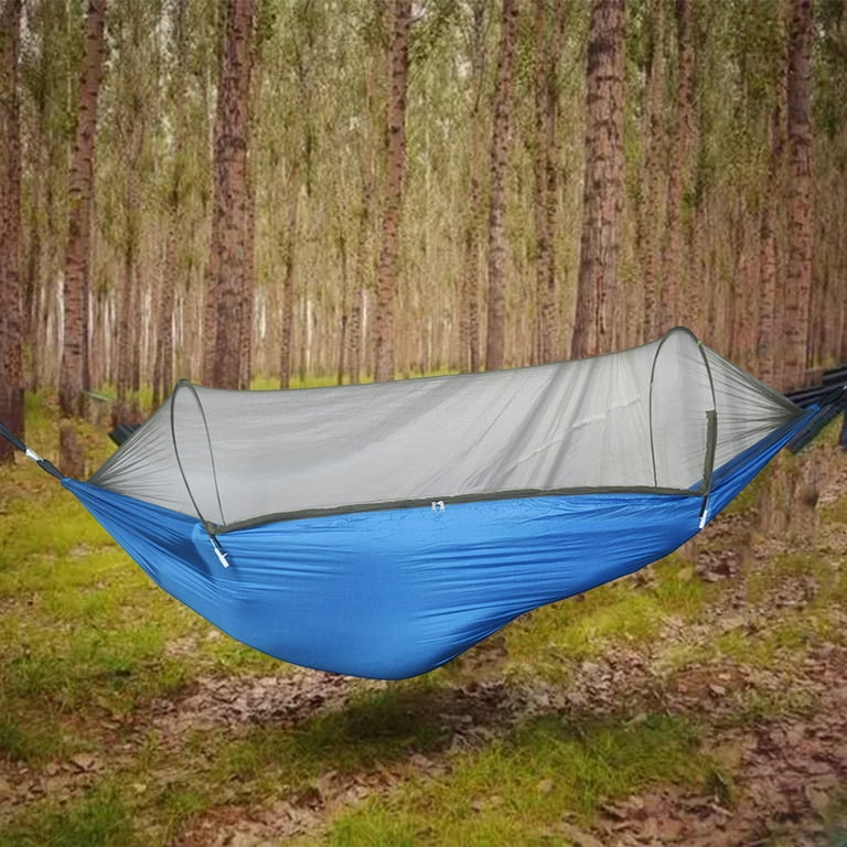 Automatic top rocking hammock