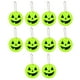 thumbnail image 2 of 10pcs colgantes reflectantes de la noche reflectores de calabaza de Halloween decoraciones, 2 of 7