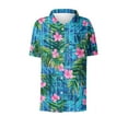 thumbnail image 5 of Weiqiqre Shirts for Women Summer Beach Shirt Tropical Shirts Womens Hawaii Button Down Short Sleeve Blouses Button Up Tops, 5 of 5
