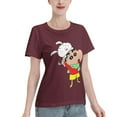 thumbnail image 2 of Women's Basic Short Sleeve T-Shirt Crayon Shin Chan, 2 of 6