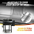 thumbnail image 3 of Flame Broiler Slide Cover Kit for Pit Boss 820 Series, with Slide Cover& Bottom for Pit Boss  PB820 500SP 820SP pitboss 850ps2 Smoker Pellet Grills,  Stainless Steel PB Series Broiler Kit, 3 of 7