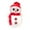 A, variant on Vikakiooze Christmas White Cute Doll Snowman Doll Christmas Tree Decoration Christmas Decorations