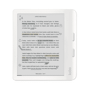 Kobo Libra Colour White eReader with Case Bundle (Black SleepCover, Case Bundle)