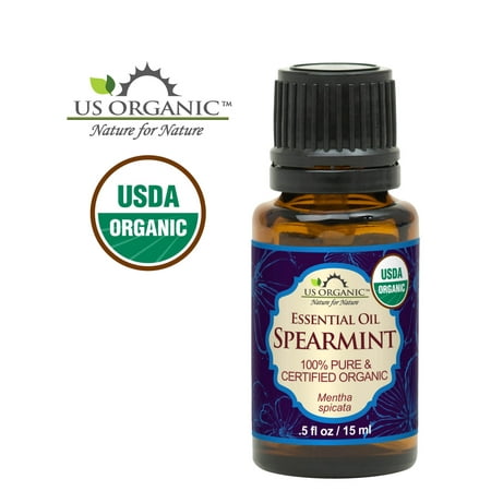US Organic Spearmint Essential Oil, 100% Pure Certified USDA Organic