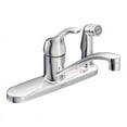 thumbnail image 2 of Moen Adler One Handle Chrome Kitchen Faucet Side Sprayer Included, 2 of 4