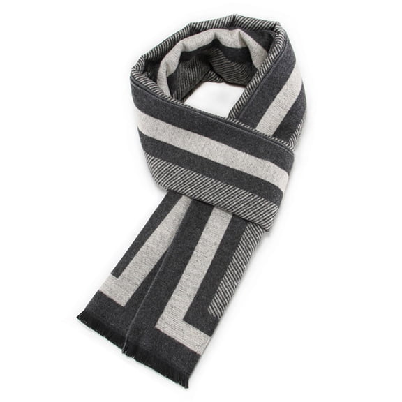 Cekizud Scarves for Women Color Block Winter Scarf Thickened Warm Fashion Cold Weather Neck Wrap