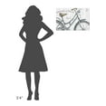 thumbnail image 4 of Global Gallery's 'Bicycles III' by Daphne Brissonnet Stretched Canvas Wall Art, 4 of 4