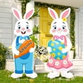 thumbnail image 1 of Easter Yard Signs Maitys con forma de huevo de conejo, 82 x 32 cm, para exteriores, 1 of 6