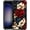 Black Red Flowers, variant on Case for Samsung Galaxy S21 | Shockproof 4 Corner Air Cushion, Soft TPU Bumper with Anti-Slip Grip & Stylish Pattern for Men Boys & Woman Girls | Black Red Flowers
