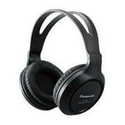 Panasonic  Full-Sized Lightweight Long-Cord Headphones, Black