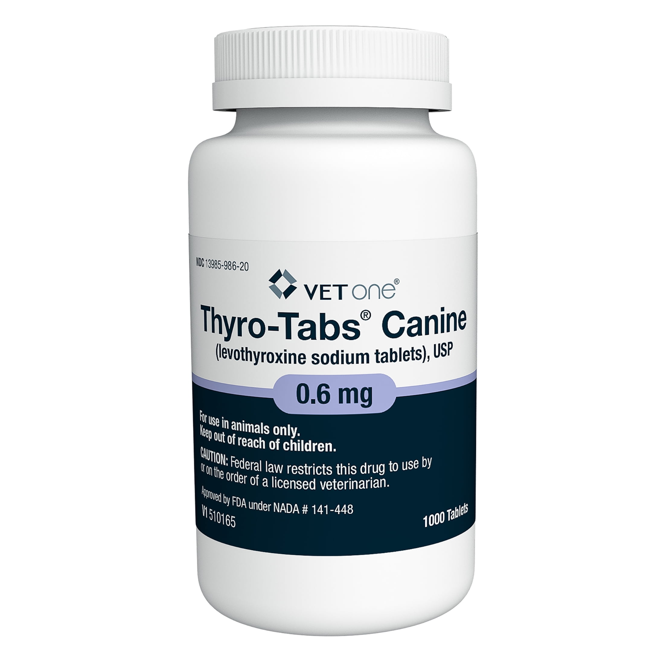 Thyro-Tabs (Levothyroxine Sodium) Canine Tablets, 0.6MG