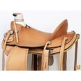 thumbnail image 6 of 15 In Western Horse Wade Saddle American Leather Ranch Roping Tan Kote Hilason, 6 of 8